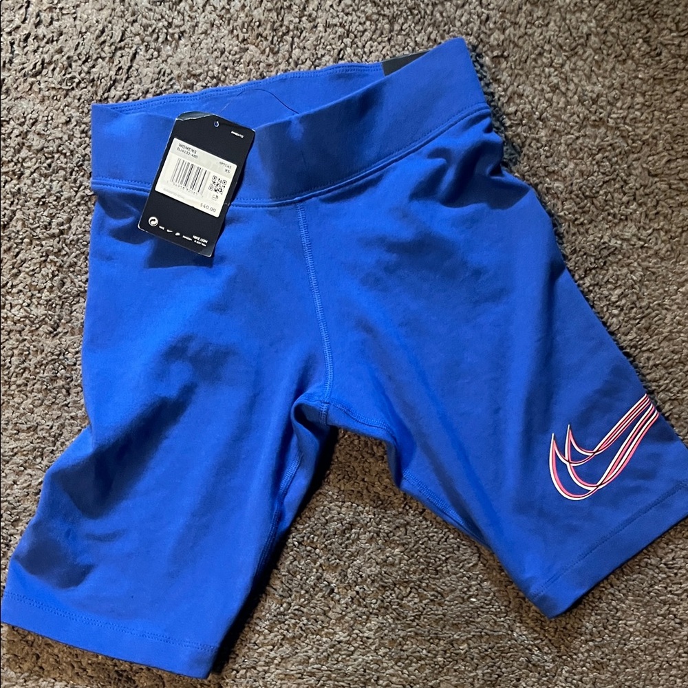 Nike Women's Royal Blue Bike Shorts